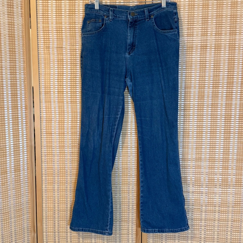 Riders by Lee Womens Medium Wash Bootcut Jeans Size 12M Stretch Denim Streetwear